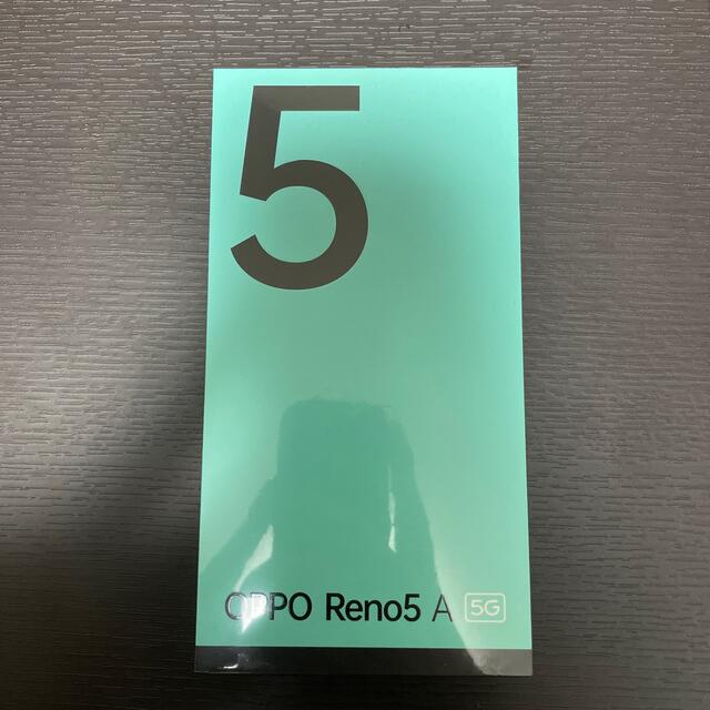 オクタコアSIM種類【新品】OPPO RENO5 A SIMフリー スマートフォン アイスブルー