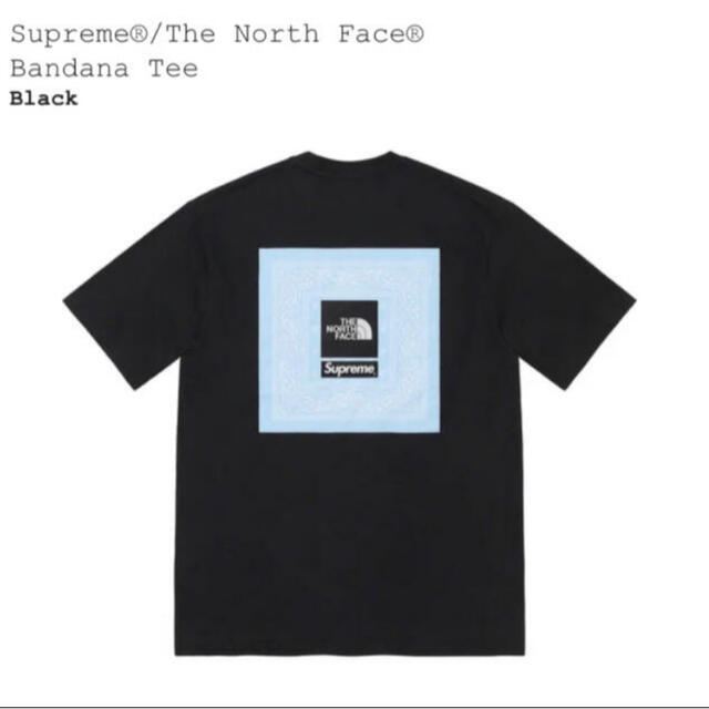 黒Sサイズ The North Face®  Bandana TeeBlackSIZE