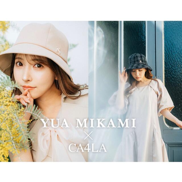 CA4LA(カシラ)の【新品未使用タグ付き】YUA MIKAMI x CA4LA HAT ブラック レディースの帽子(ハット)の商品写真