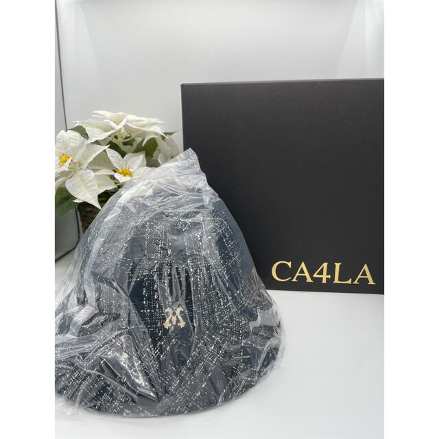 CA4LA(カシラ)の【新品未使用タグ付き】YUA MIKAMI x CA4LA HAT ブラック レディースの帽子(ハット)の商品写真
