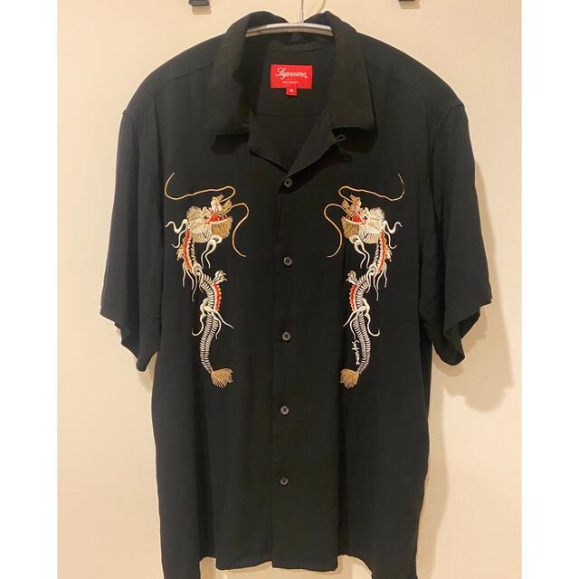 supreme Dragon Rayon Shirt black 1