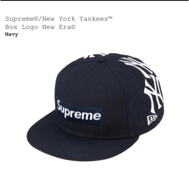 Supreme New York Yankees Box Logo Era帽子
