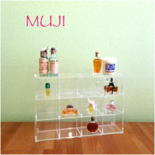 ムジルシリョウヒン(MUJI (無印良品))の無印良品 アクリル仕切り付きボックス(小物入れ)