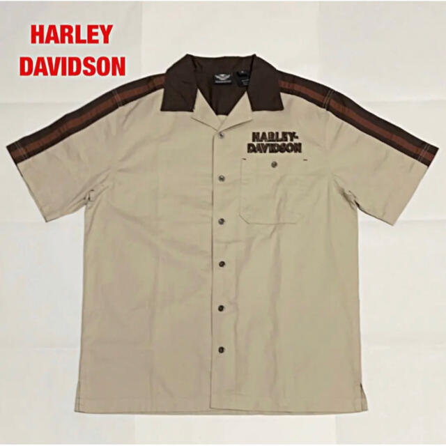 当店一番人気 HARLEY DAVIDSON ハーレーダビットソン L ワークシャツ