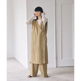 【美品】’22完売 TODAYFUL アシンメトリーリネンベスト トゥデイフル