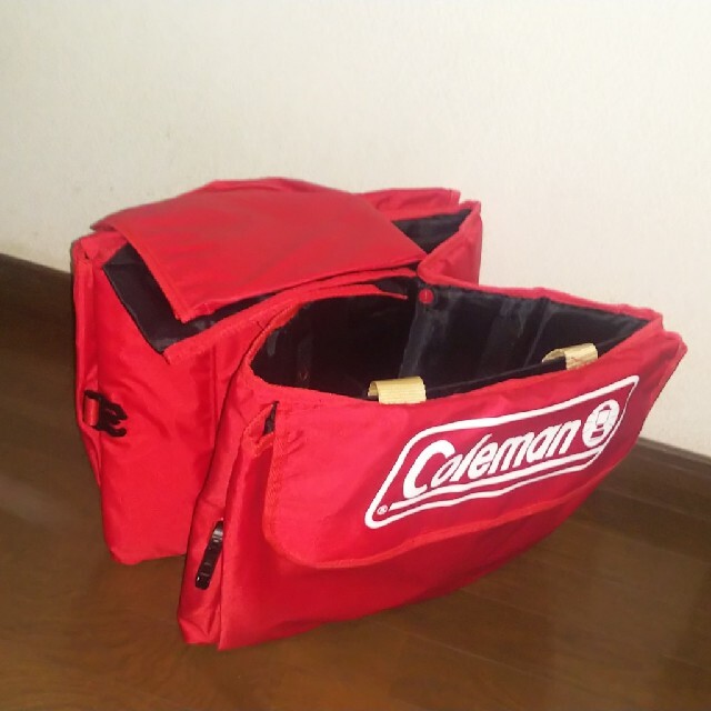 Coleman(コールマン)のmot様専用  Colemanオーガナイザー（赤色） ハンドメイドのファッション小物(バッグ)の商品写真