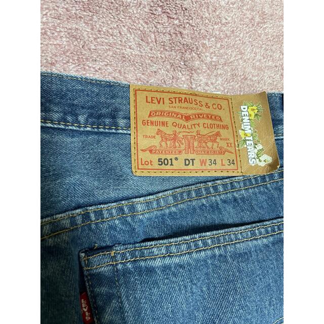 Levi's(リーバイス)の即完売　denim tears デニムティアーズ　新品　size34カニエ着用 メンズのパンツ(デニム/ジーンズ)の商品写真