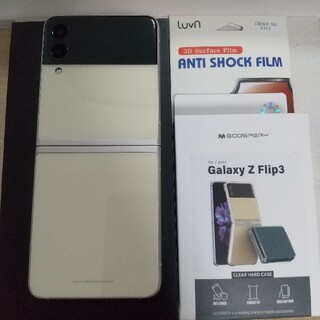 SAMSUNG - Galaxy Z Flip3 5G クリーム 256GB SIMフリーの通販 by peco 