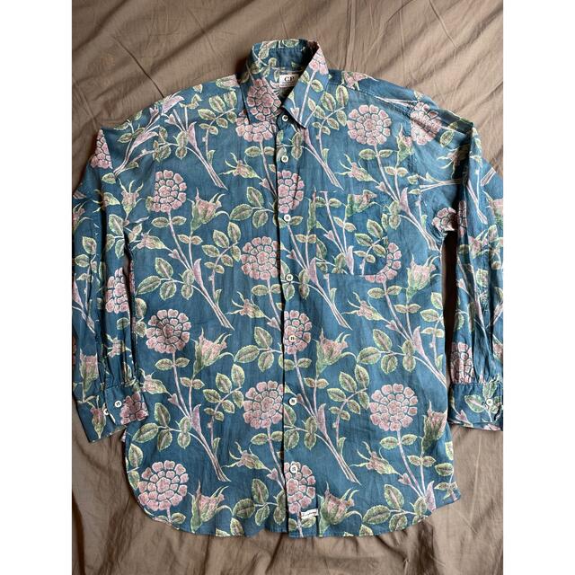 80s C.P Company Garment Dyed Print Shirt