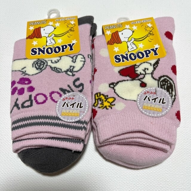SNOOPY(スヌーピー)の【新品】スヌーピー 靴下 4足セット レディースのレッグウェア(ソックス)の商品写真