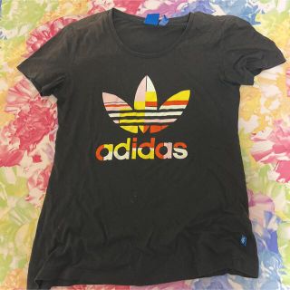 アディダス(adidas)のadidasTシャツ 黒色(Tシャツ/カットソー(半袖/袖なし))