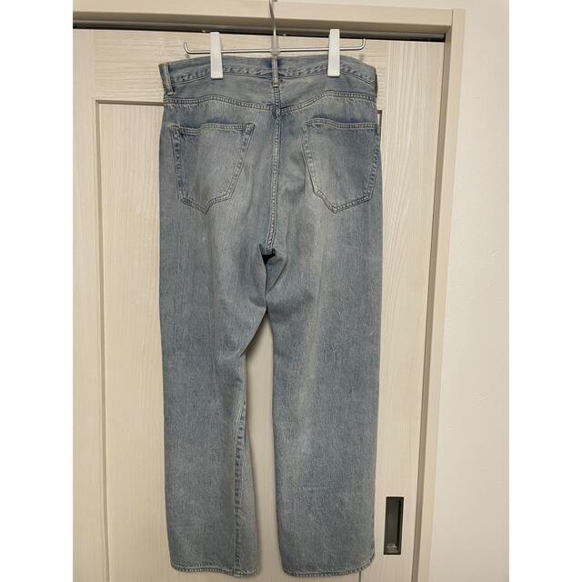 COMOLI 5p デニム ブリーチ 21AW 2