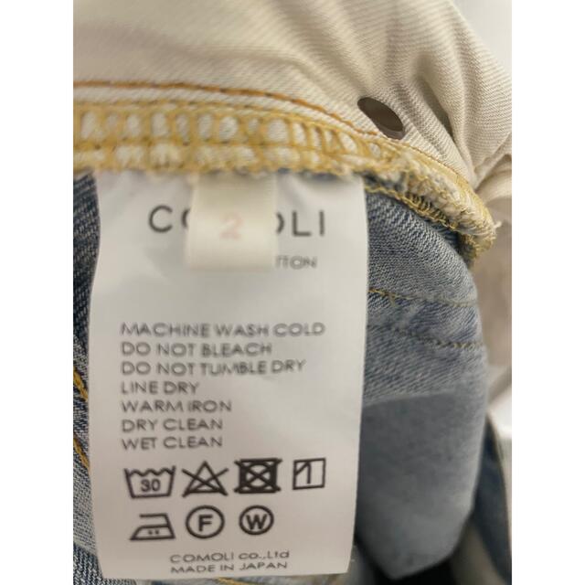 COMOLI 5p デニム ブリーチ 21AW 3