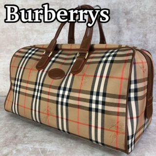 BURBERRY   ほぼ未使用バーバリー ボストンバッグ ノバチェック