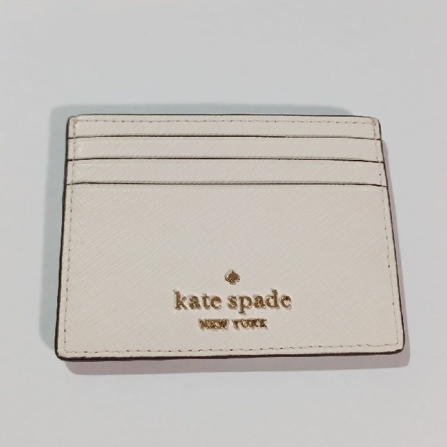 Kate Spade レディース ホワイト カラフルデザイン パスケース