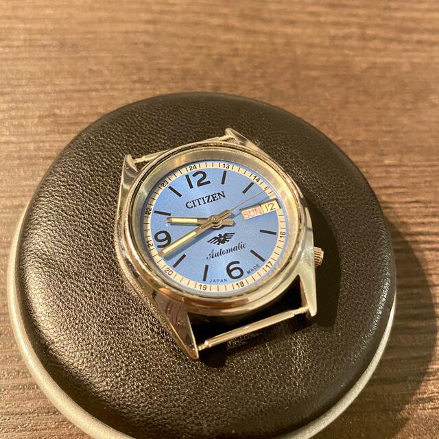 CITIZEN(シチズン)のCITIZEN  シチズン　腕時計　ベルト付　ブルー文字盤　鷹　ユニセックス メンズの時計(腕時計(アナログ))の商品写真
