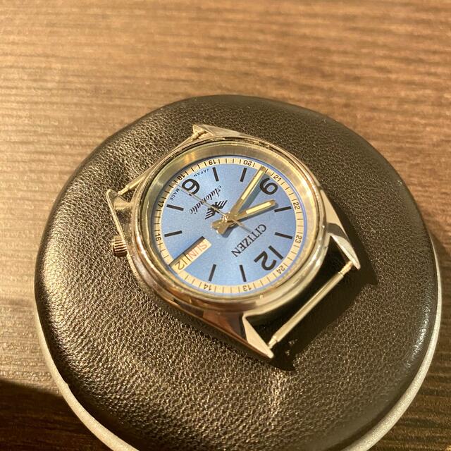 CITIZEN(シチズン)のCITIZEN  シチズン　腕時計　ベルト付　ブルー文字盤　鷹　ユニセックス メンズの時計(腕時計(アナログ))の商品写真