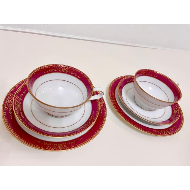 Noritake(ノリタケ)の【美品】ノリタケ★ゴールドミア★トリオ　ペア インテリア/住まい/日用品のキッチン/食器(食器)の商品写真