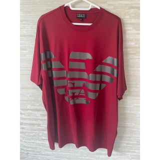 エンポリオアルマーニ(Emporio Armani)のエンポリオ　アルマーニ　Tシャツ　XXLサイズ　赤(Tシャツ/カットソー(半袖/袖なし))