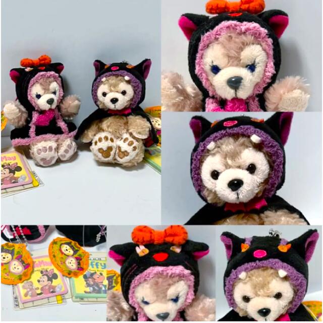 TDS⭐️ハロウィン⭐️黒猫❤️ダッフィー&メイ❤️ぬいぐるみストラップ❣️ | フリマアプリ ラクマ