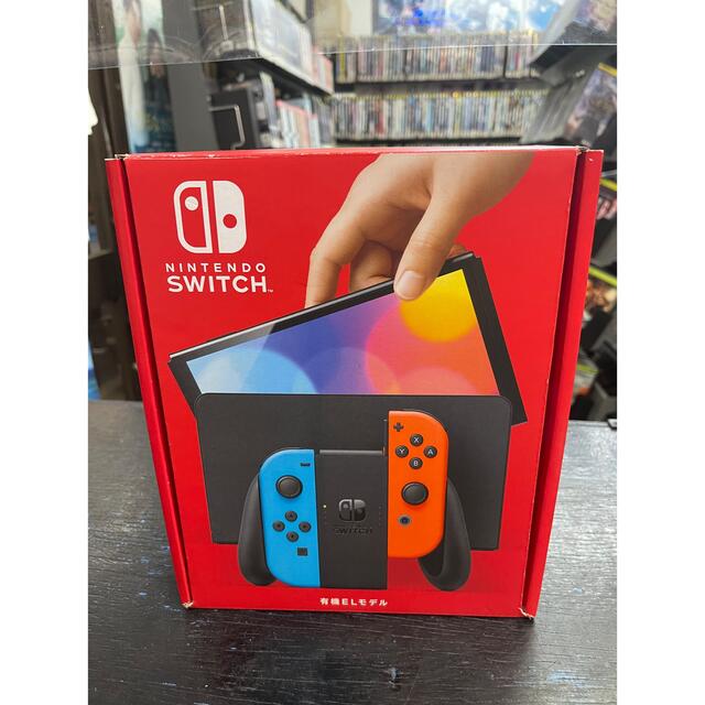 中古 美品 ニンテンドースイッチ 本体 有機ELモデル ネオンカラー 新