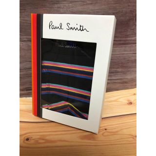 ポールスミス(Paul Smith)の新品 ポールスミス ボクサーパンツ M アンダーウェア 下着 ブラック　ボーダー(ボクサーパンツ)