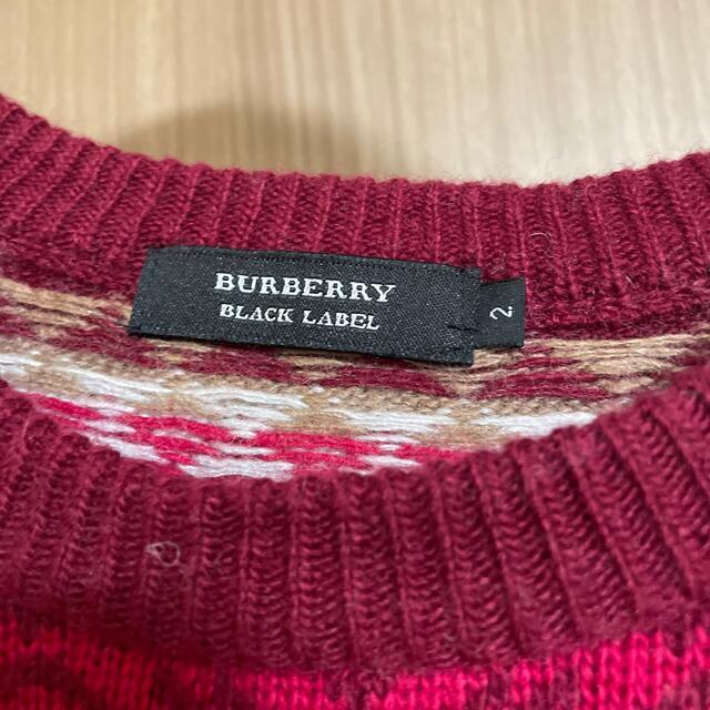 BURBERRY BLACK LABEL(バーバリーブラックレーベル)のバーバリー　ブラック　レーベル　2  Mサイズ メンズのトップス(ニット/セーター)の商品写真