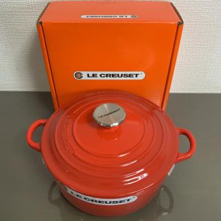 ルクルーゼ(LE CREUSET)のル・クルーゼ　ココットロンド　20cm 新品未使用品(鍋/フライパン)