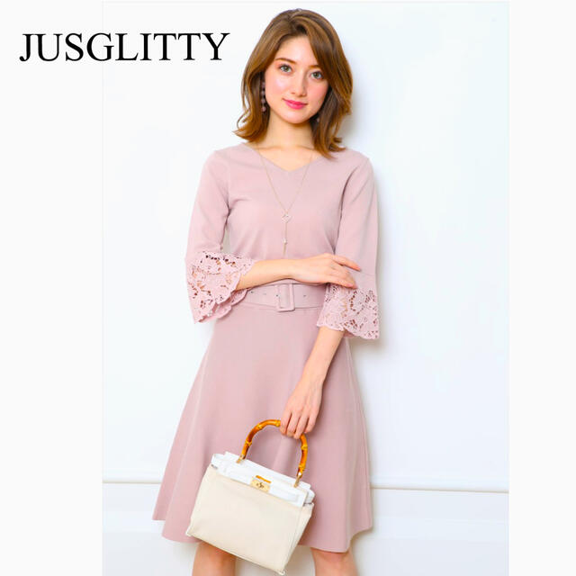 新品タグ付　JUSGLITTY ニットワンピース