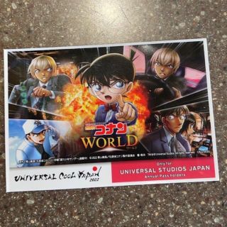 ユニバーサルスタジオジャパン(USJ)のUSJ 限定　名探偵コナン　年パス　ケース　2枚(キャラクターグッズ)