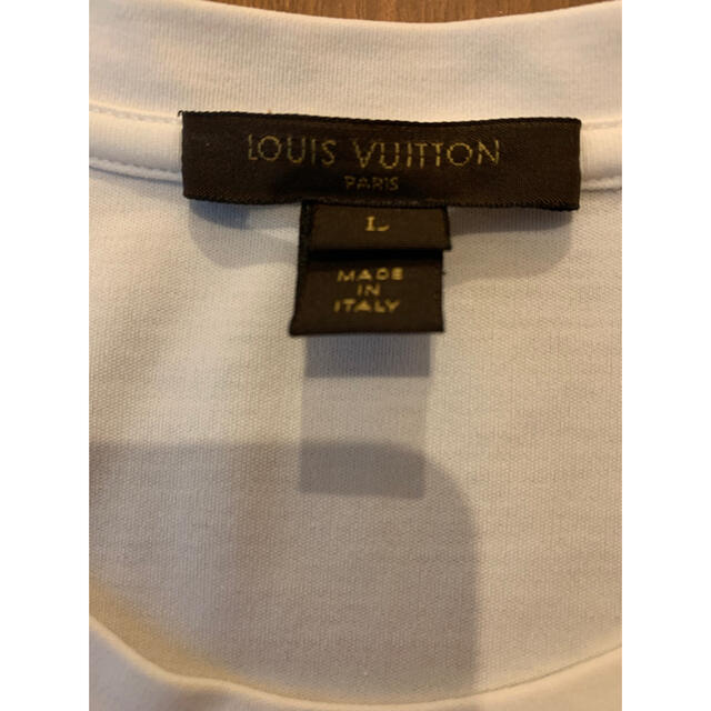 ルイヴィトン LOUIS VUITTON ロゴ Tシャツ  Ｌ　無地　美品 1