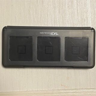 ニンテンドーDS(ニンテンドーDS)のニンテンドーDS ソフト収納ケース(ブラック)　6枚(携帯用ゲームソフト)