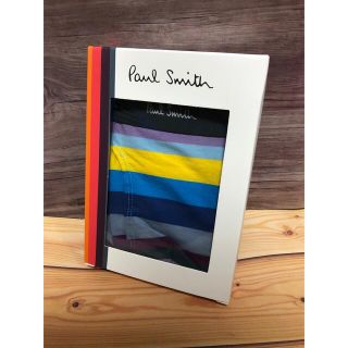 ポールスミス(Paul Smith)の新品 ポールスミス ボクサーパンツ M アンダーウェア 下着 ブルー　ボーダー(ボクサーパンツ)