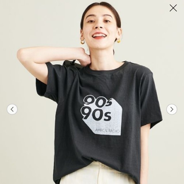 BEAUTY&YOUTH UNITED ARROWS(ビューティアンドユースユナイテッドアローズ)のBEAUTY&YOUTH　アメリカーナ　Americana　MUSICプリントT レディースのトップス(Tシャツ(半袖/袖なし))の商品写真