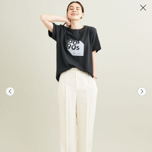 BEAUTY&YOUTH UNITED ARROWS(ビューティアンドユースユナイテッドアローズ)のBEAUTY&YOUTH　アメリカーナ　Americana　MUSICプリントT レディースのトップス(Tシャツ(半袖/袖なし))の商品写真