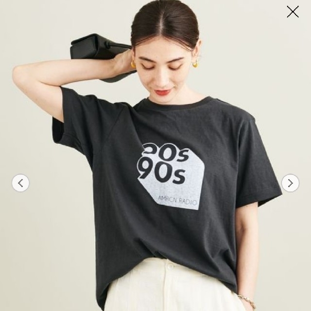 BEAUTY&YOUTH UNITED ARROWS(ビューティアンドユースユナイテッドアローズ)のBEAUTY&YOUTH　アメリカーナ　Americana　MUSICプリントT レディースのトップス(Tシャツ(半袖/袖なし))の商品写真