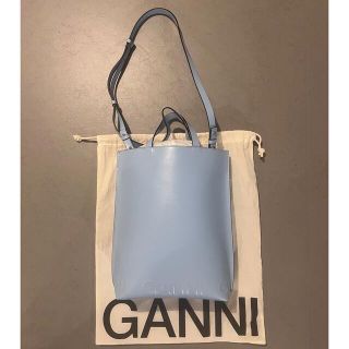 トゥモローランド(TOMORROWLAND)のガニー　GANNI banner tote bag トートバッグ　A4 美品　(トートバッグ)