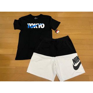 ナイキ(NIKE)のNIKE Tee/SHORT PANTS SETUP【L】(ショートパンツ)