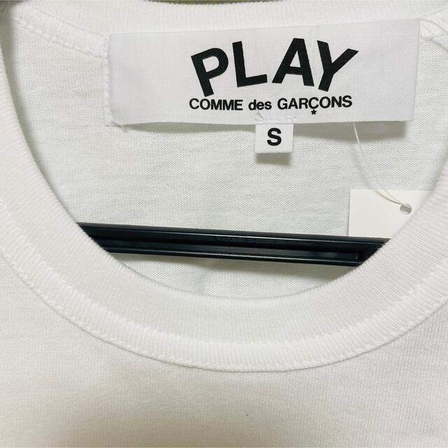 COMME des GARCONS(コムデギャルソン)の【再入荷】COMME des GARCONS ハートロゴ カットソー メンズ メンズのトップス(Tシャツ/カットソー(半袖/袖なし))の商品写真