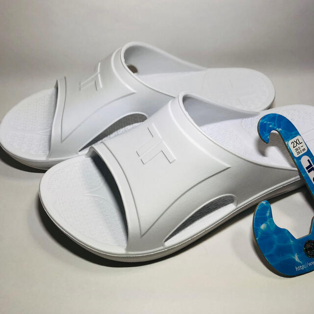 TELIC(テリック)のTELIC テリック スライド サンダル 28.5cm ホワイト　白 メンズの靴/シューズ(サンダル)の商品写真