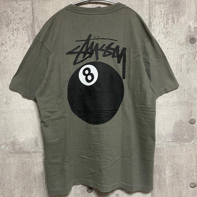 STUSSY(ステューシー)のOLD STUSSY 8ボール 紺タグ tシャツ usa製 ヴィンテージ メンズのトップス(Tシャツ/カットソー(半袖/袖なし))の商品写真