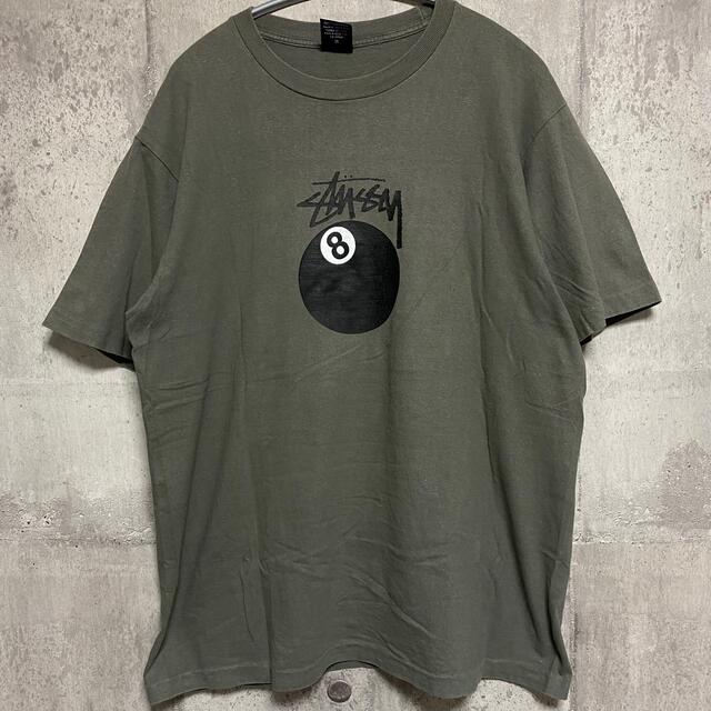 STUSSY(ステューシー)のOLD STUSSY 8ボール 紺タグ tシャツ usa製 ヴィンテージ メンズのトップス(Tシャツ/カットソー(半袖/袖なし))の商品写真