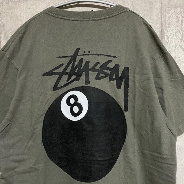 STUSSY(ステューシー)のOLD STUSSY 8ボール 紺タグ tシャツ usa製 ヴィンテージ メンズのトップス(Tシャツ/カットソー(半袖/袖なし))の商品写真