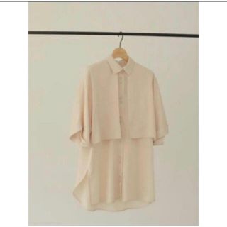 louren peachskin satin shirt(シャツ/ブラウス(半袖/袖なし))