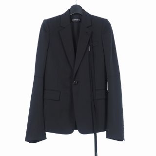 アンドゥムルメステール(Ann Demeulemeester)のANN DEMEULEMEESTER 21AW JACKET XXS 黒(テーラードジャケット)