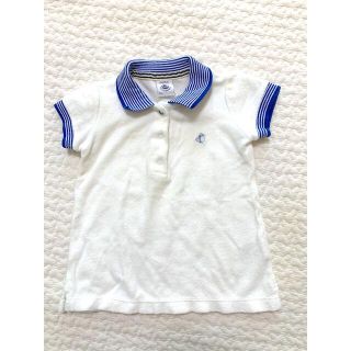 プチバトー(PETIT BATEAU)の半袖ポロシャツ(シャツ/カットソー)