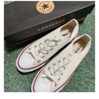 コンバース(CONVERSE)の美品　コンバース オールスター オックス オプティック ホワイト(スニーカー)