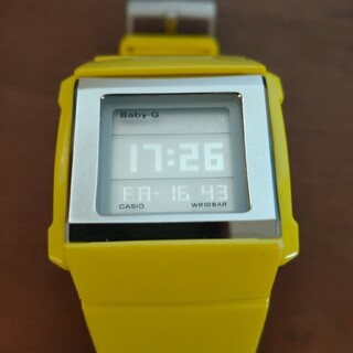 ベビージー(Baby-G)のCASIO Baby-G BG-2001-9DR 海外モデル  腕時計 イエロー(腕時計(デジタル))