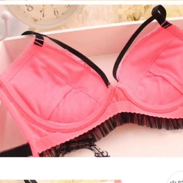 ピンク下着セット♡ レディースの下着/アンダーウェア(ブラ&ショーツセット)の商品写真