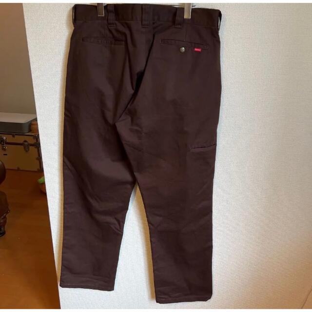 22ss Supreme work pant brown 34